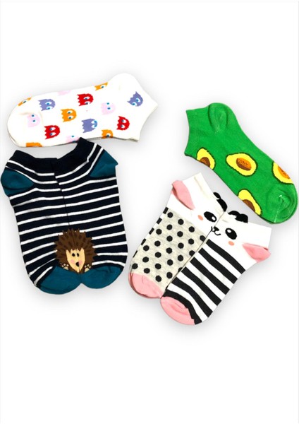Kadın 4 Çift Kısa Patik Çorap Seti fiyatları