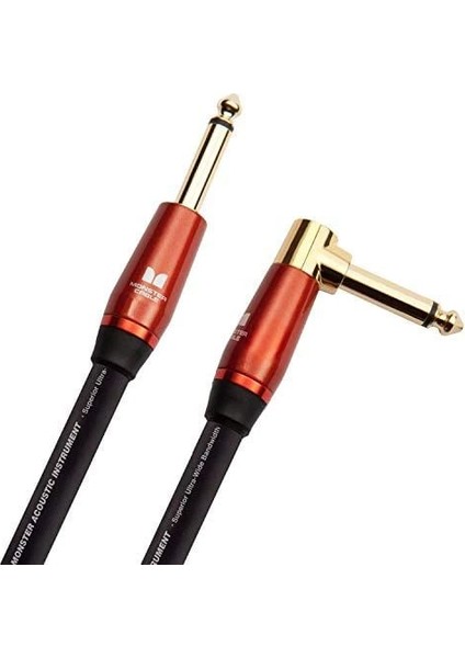 Prolink Acoustic Instrument Cable - Right Angle To Straight | 6.4mt