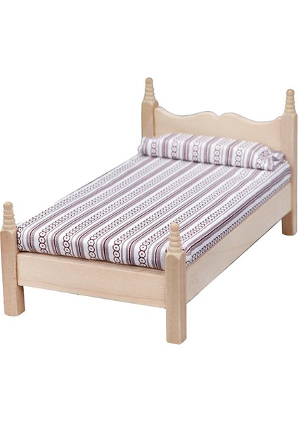 1:12 Ölçekli Dollhouse Minyatür Tek Yolu Mini Mobilya Aksesuarları Mobilya Ahşap (Yurt Dışından)