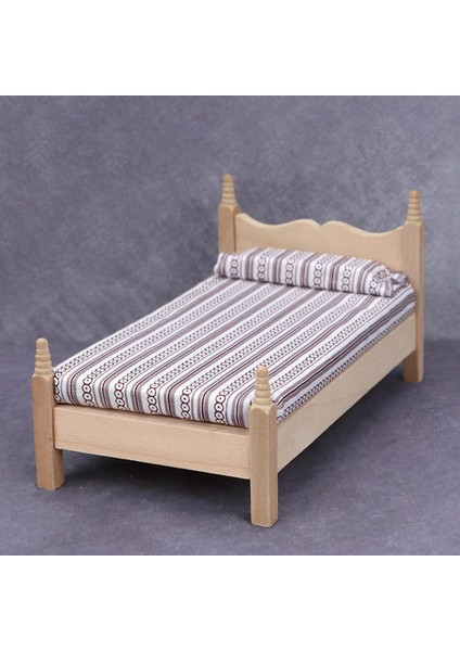 1:12 Ölçekli Dollhouse Minyatür Tek Yolu Mini Mobilya Aksesuarları Mobilya Ahşap (Yurt Dışından)