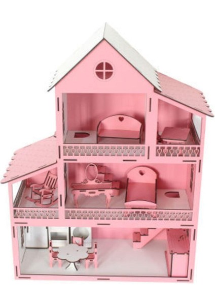 Barbie Oyun Evi Ahşap modelleri