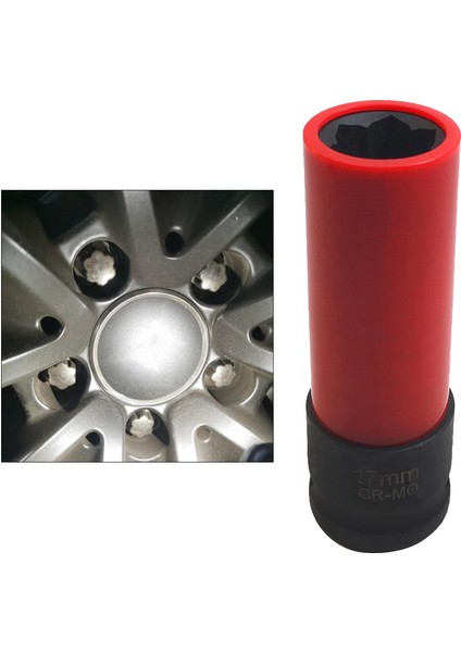 Tekerlek Kilidi Somunu Çıkarma Soketi Anahtarı Elektrikli Or. Kırmızı (Yurt Dışından) fırsatları