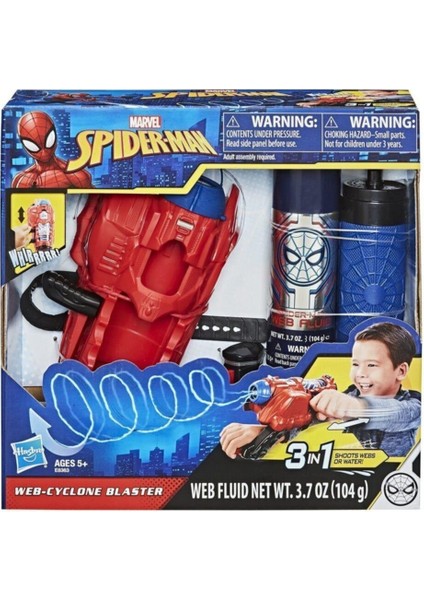 E8363 Spider-Man Web Cyloclone Blaster Ağ Fırlatıcı / +5 Yaş