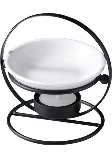 Esansiyel Yağ Burner Tealight Tutucu Ev Dekoru Siyah Option5 Siyah (Yurt Dışından)