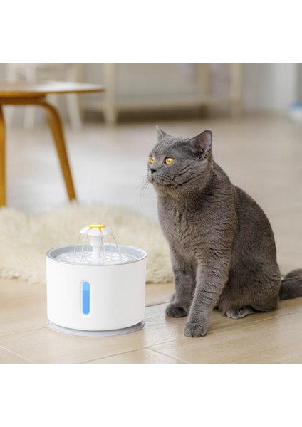 LED Elektrikli USB ile Otomatik Pet Kedi Su Çeşmesi (Yurt Dışından)