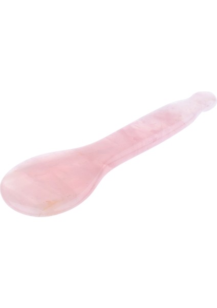 Doğal Yeşim Taş Guasha Board Çin Gua Sha Kazılık Yüz Masaj Pembe (Yurt Dışından)