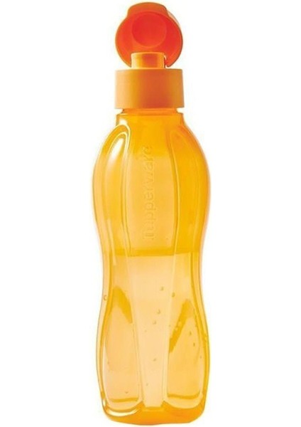 Bestay Tupperware Eko Şişe 750 ml Turuncu Pratik Kapak