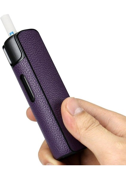 Yeni Lichee Renk 6 Renk Pc + Pu Deri Kılıf Lıl Katı Için 2.0 Koruma Kapağı Siyah