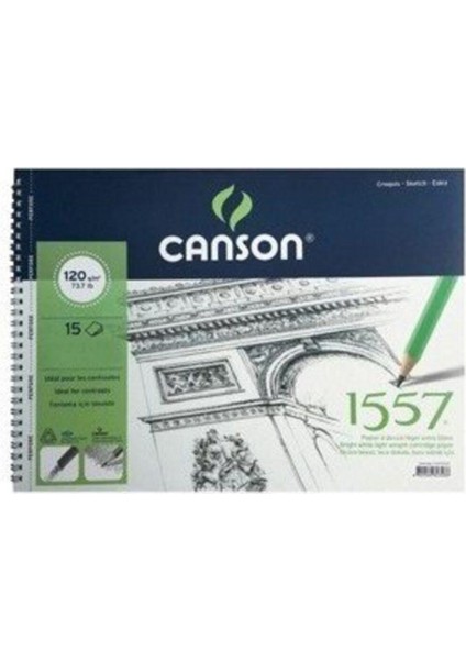 1557 Desen Çizim Blok 35X50CM 120GR 15 Yaprak