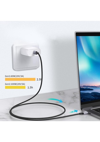 Kabloya Açılı USB 3. Telefon Bilgisayar 0.25M (Yurt Dışından)