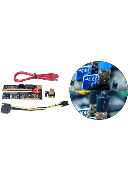 Uzatma Kablosu VER009C 1x Ila 16X 8 Katı Kapasitörler 16A Gpu Için Kırmızı (Yurt Dışından) modelleri