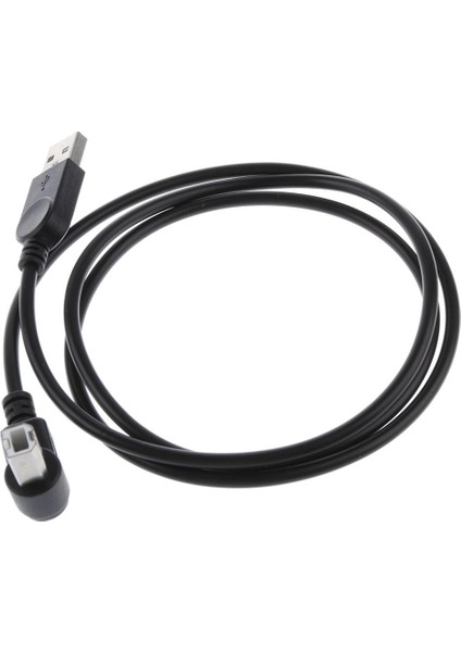 Usb2.0 Erkek -B Tip 90 ° Sağ Açılı Adaptör Kablo Şarj Kablosu (Yurt Dışından)