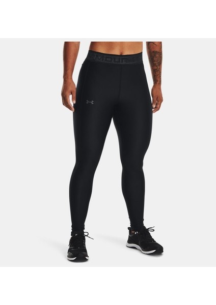Kadın HeatGear® Branded Waistband Tayt 1377089-001