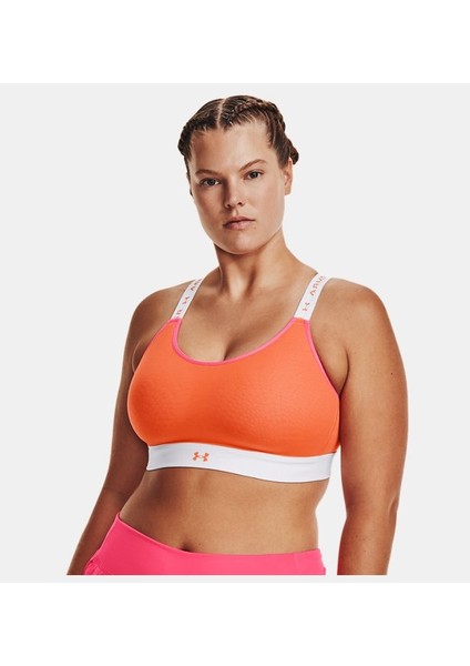 Kadın UA Infinity Mid Koşu Spor Sütyeni 1361032-100
