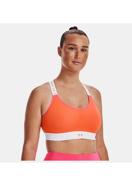 Kadın UA Infinity Mid Koşu Spor Sütyeni 1361032-100 modelleri