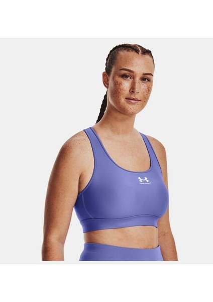 Kadın HeatGear® Armour Mid Padless Spor Sütyeni 1373865-495