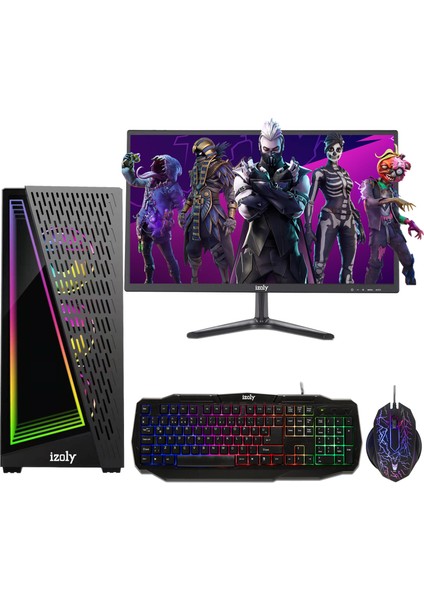 Darkness i5-10400F 8GB 256GB M.2 RX550 4GB DDR5 24" Oyuncu Masaüstü Bilgisayarı