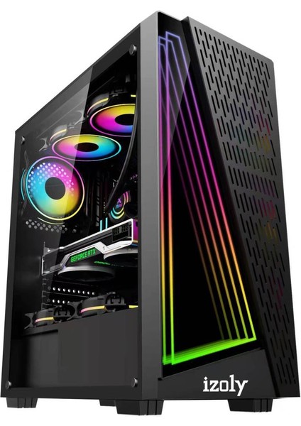 Darkness i5-10400F 8GB 256GB M.2 RX550 4GB DDR5 24" Oyuncu Masaüstü Bilgisayarı