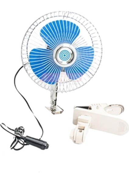 Vantilatör 12V Metal 6 Mandallı