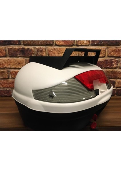 Arwiç Motorsiklet Arka Çanta Arwıc 46 Litre Full Beyaz fırsatları