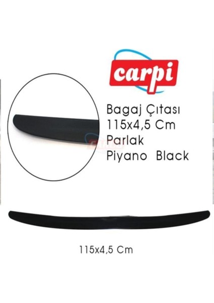 Carpi Egea Bagaj Üstü Spoiler 120 cm Bagaj Çıtası Piano Black