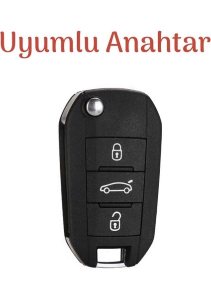 Peugeot 508 Anahtar Kılıfı Sustalı Model