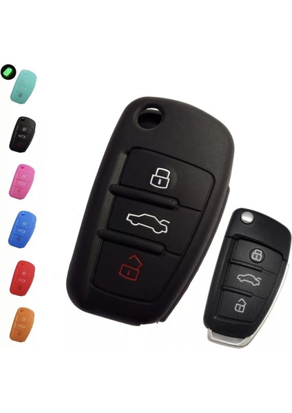 Audi A2 A3 A4 A6 Q3 S3 Q7 Rs4 S6 Tt Allroad Anahtar Kılıfı
