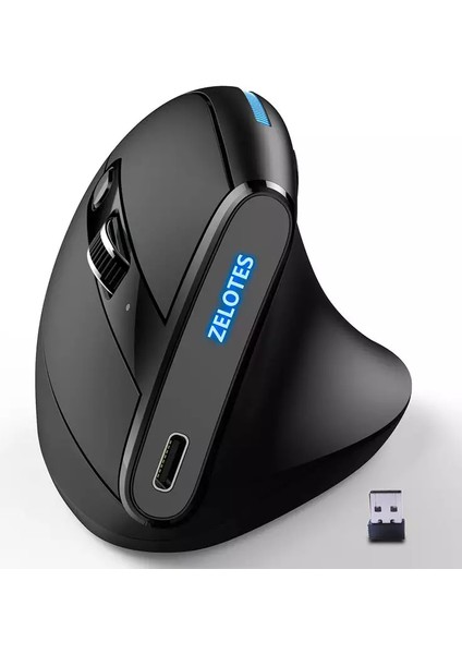 F-36A Oyuncu Dikey Ergonomik Mouse 2400DPI Sarjlı