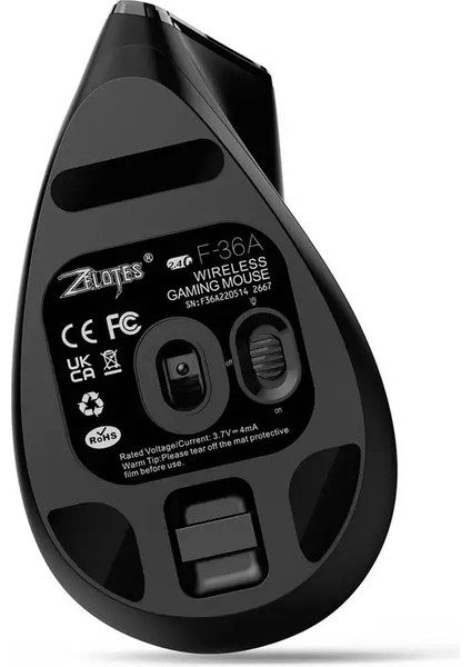 F-36A Oyuncu Dikey Ergonomik Mouse 2400DPI Sarjlı