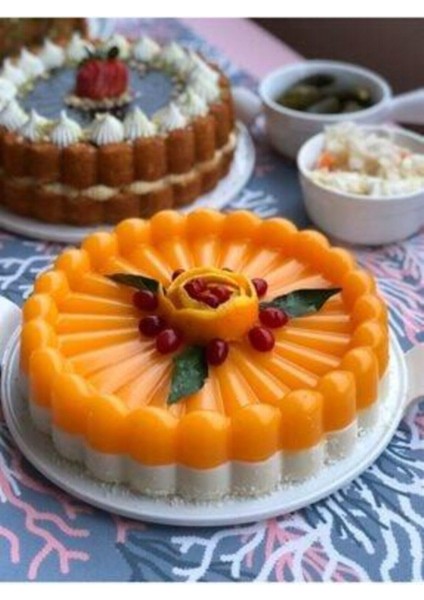 Granit Tart Kek Kalıbı Gri 26 Cm Zk 932