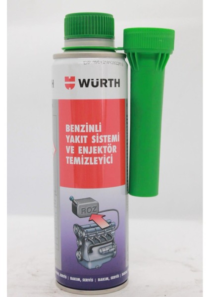 Würth Benzinli Yakıt Sistemi ve Enjektör Temizleyici
