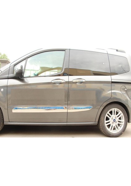 Courier Yan Kapı Çıtası Krom 4 Prç. 2014 +