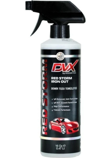 Dvx Red Storm Demir Tozu Temizleyici Iron Out 16 Oz 473 Ml. DVX2208