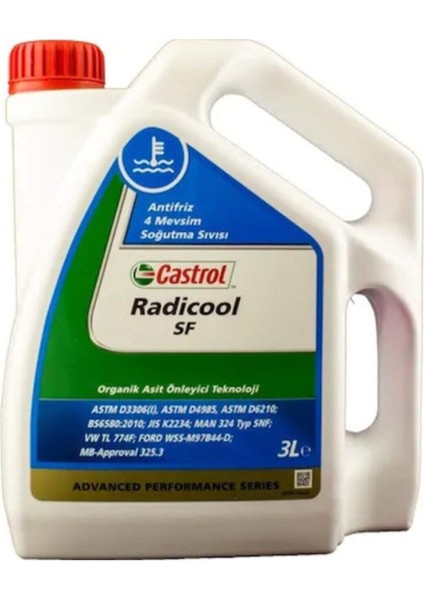 Radicool Sf Kırmızı Antifriz 3 L