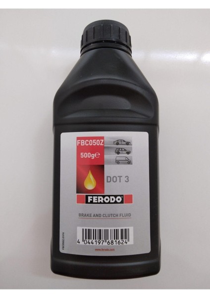 Dot 3 Fren Hidrolik Yağı 500ML