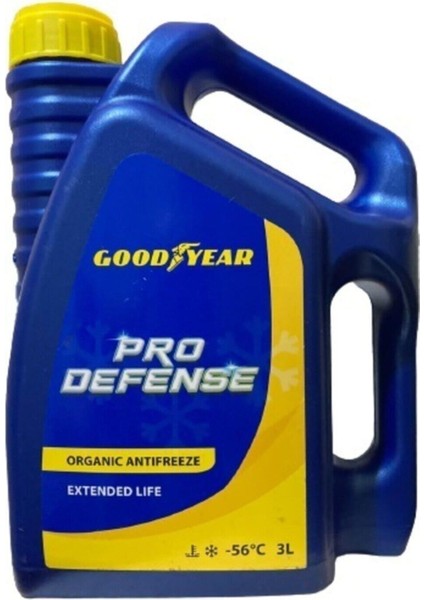 Kırmızı Organik Antifriz ( -56°c ) 3 Litre Pro Defense.