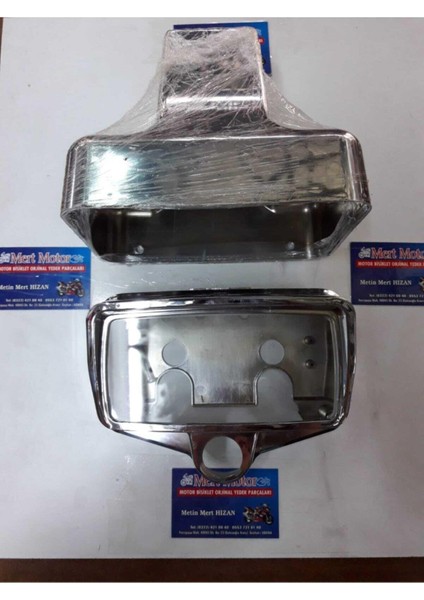 Mert Motor Cg Far Tası + Km Kabı Nikelaj Set