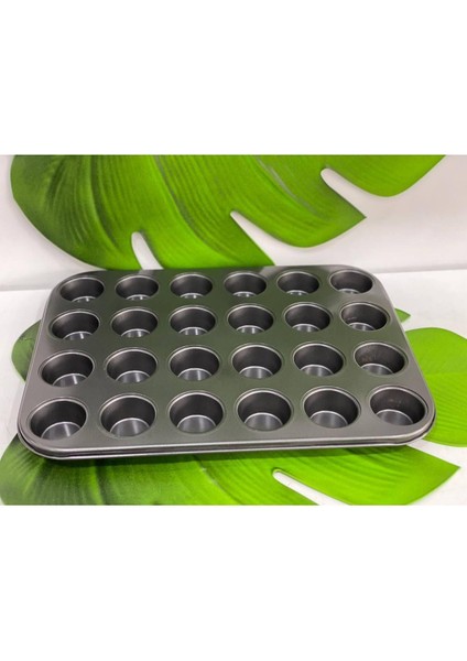 Morzapazarı Metal 24 Lu Muffin Kalıbı (35×27cm)