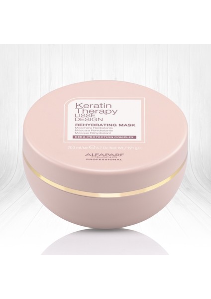Keratin Therapy Lisse Design Rehydrating Nemlendirici Saç Maskesi 200 ml