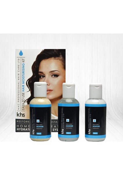 Keratin Saç Sistemi Keratin Hızlı Saç Nemlendirme Kiti 3X75 ml