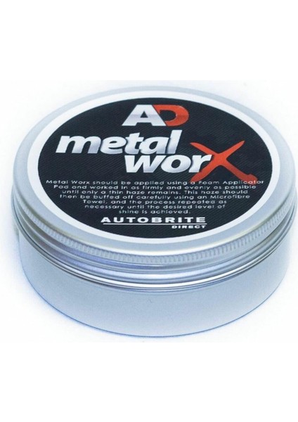 Metalworx Krom ve Metal Parlatıcı 100GR.