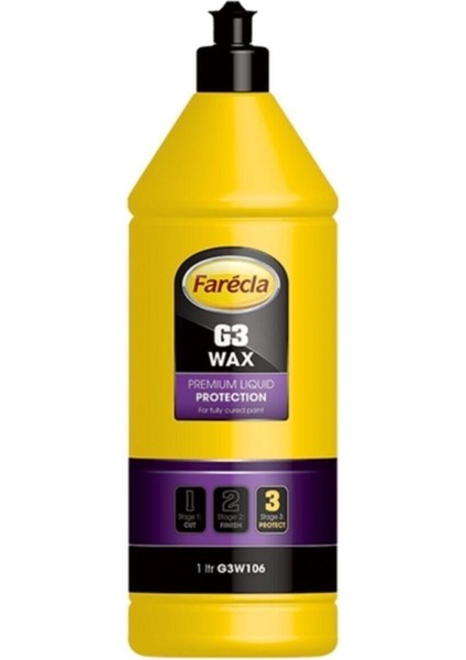 Hediyeli G3 Pasta 1 Litre + G3 Wax Cila 1 Litre (2 Adet Süner-1 Adet CILA-1ADET Pasta)