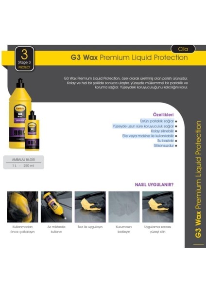 G3 Cila 1 Litre Wax