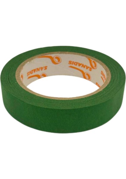 Güçlü Yapışkanlı Çiçek Bandı - Maskeleme Bandı - Yeşil - 2.5 CMX35 Metre fiyatları