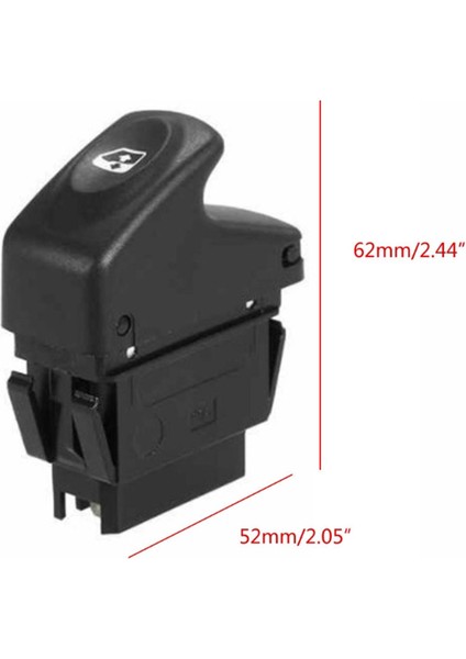 Otomotiv Penceresi Kaldırıcı Tek Anahtarı Renaults Için 5 Pin (Yurt Dışından) fırsatları