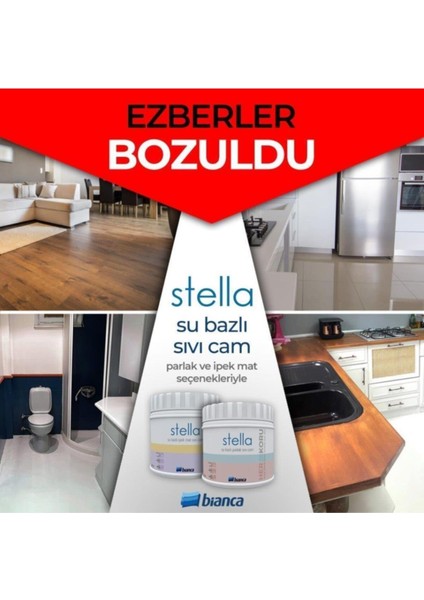 Stella Su Bazlı Sıvı Cam Parlak 250ML