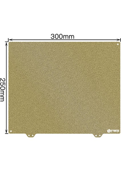 300X250MM Çift Taraflı Pei Çelik Isıtmalı Yatak Için (Yurt Dışından)