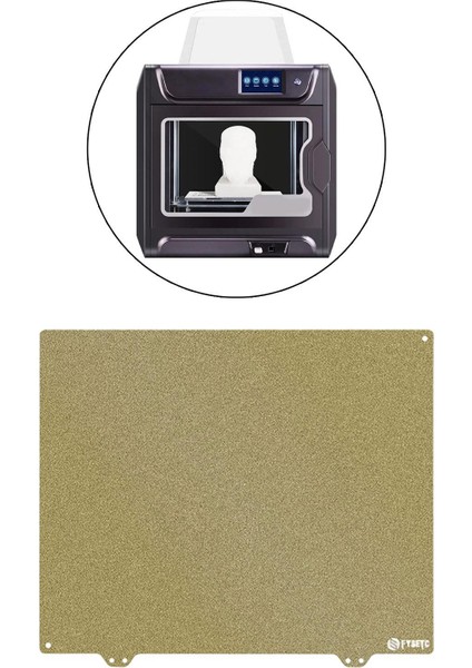 300X250MM Çift Taraflı Pei Çelik Isıtmalı Yatak Için (Yurt Dışından)