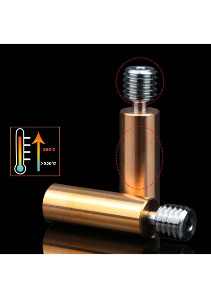3D Yazıcı Yüksek Sıcaklık Alaşım Bimetal Heatbreak Ender 3 Hotend Için (Yurt Dışından)