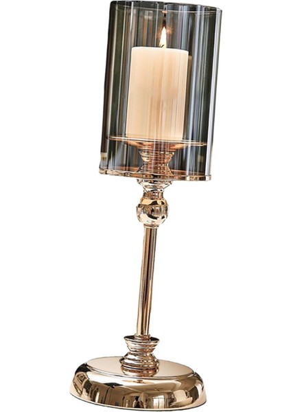 Sütun Mum Tutucu Stand Candelabra Şamdan Düğün Dekor M (Yurt Dışından)